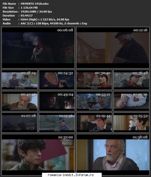 Memento ) - Memento ) Regia Adrian Popovici Distributia Iulia - Filme rom�nesti - Romanian Movies