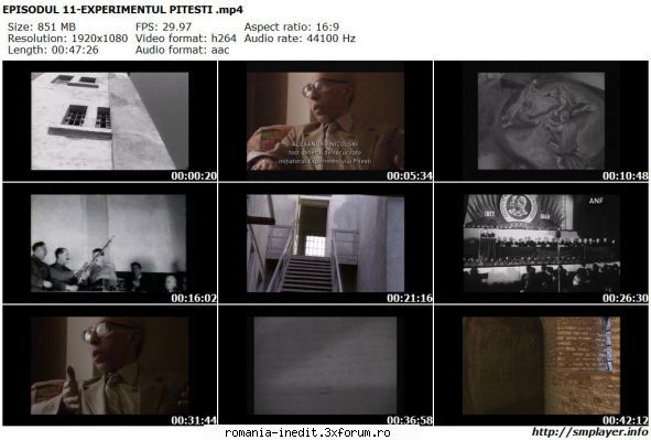 Memorialul durerii (2007) (Documentar) - EPISODUL 11-EXPERIMENTUL PITESTI - Filme rom�nesti - Romanian Movies