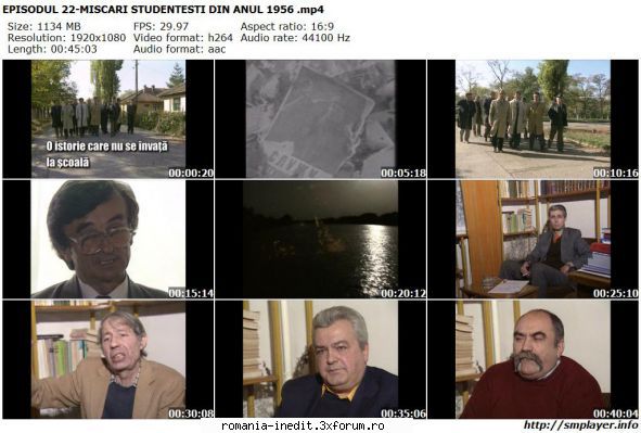 Memorialul durerii (2007) (Documentar) - EPISODUL 22-MISCARI STUDENTESTI - Filme rom�nesti - Romanian Movies