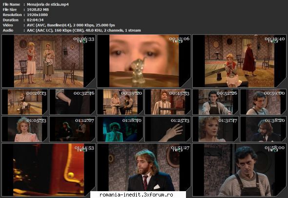 Menajeria de sticlă (1991) (Teatru TV) - sasadoru - Teatru rom�nesc - Romanian Theater