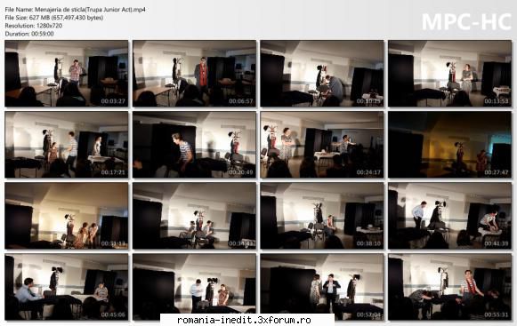 Menajeria de sticla(Trupa Junior Act) - bgl23 - Teatru rom�nesc - Romanian Theater
