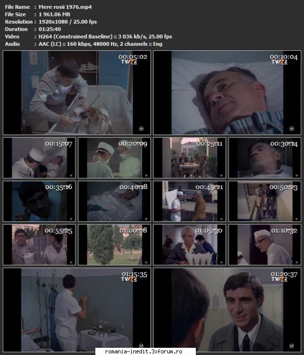 Mere rosii (1976) - sasadoru - Filme rom�nesti - Romanian Movies