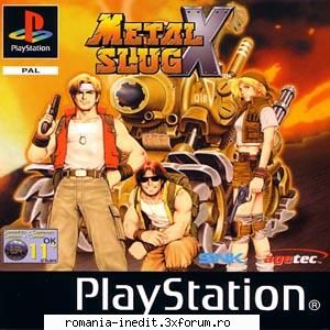 Metal Slug X (PSX) for PSP - Metal Slug X Download - Emulatoare