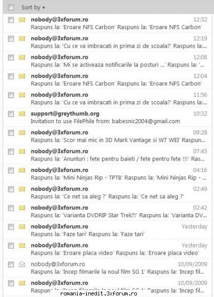 Mi se activeaza notificarile la posturi ... - Asta pt ca ai postat prin mai multe locuri - Tech Support