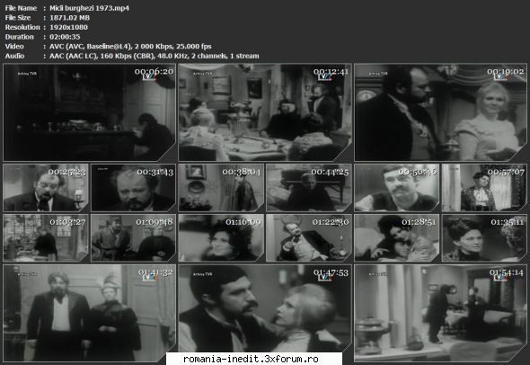 Micii burghezi (1973) (Teatru TV) - sasadoru - Teatru rom�nesc - Romanian Theater