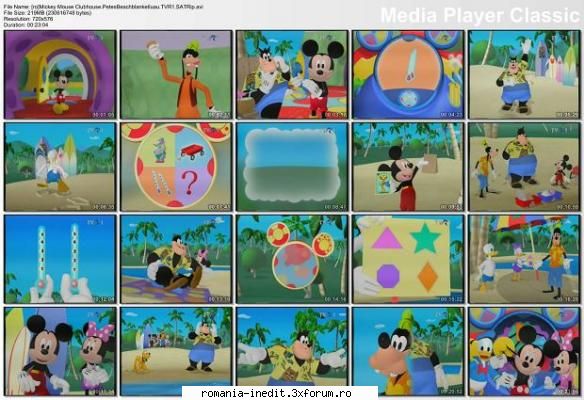 Mickey Mouse Clubhouse (ro) - Episodul - PETE'S BEACH BLANKET LUAU - Filme pentru copii - Movies for kids
