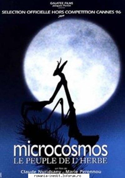 Microcosmos / Le peuple de l'herbe - Linkuri noi: Microcosmos (1996) French | 01:15:25 - Filme Documentare