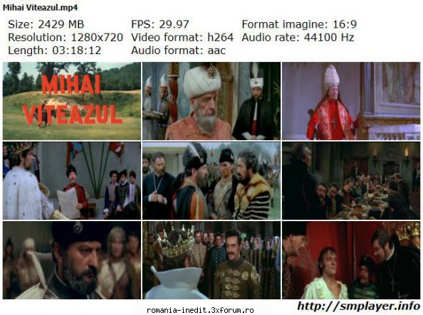 Mihai Viteazul (1971) - Mihai Viteazul (1970) Michael the Brave Multumiri - Filme rom�nesti - Romanian Movies