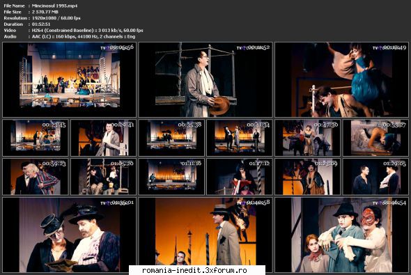 Mincinosul (Teatrul Odeon)(1991) - Varianta din 1995 - Teatru rom�nesc - Romanian Theater
