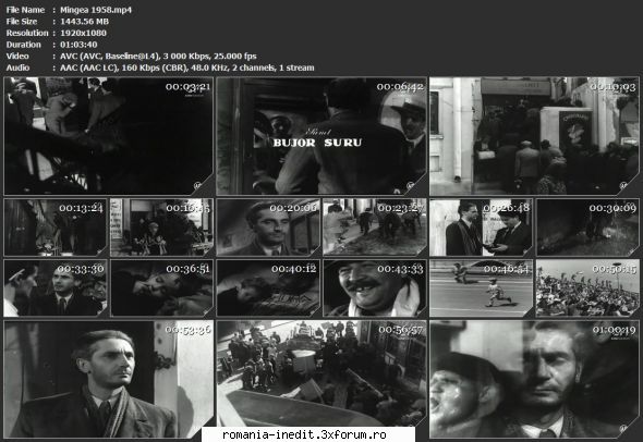 Mingea (1958) - sasadoru - Filme rom�nesti - Romanian Movies