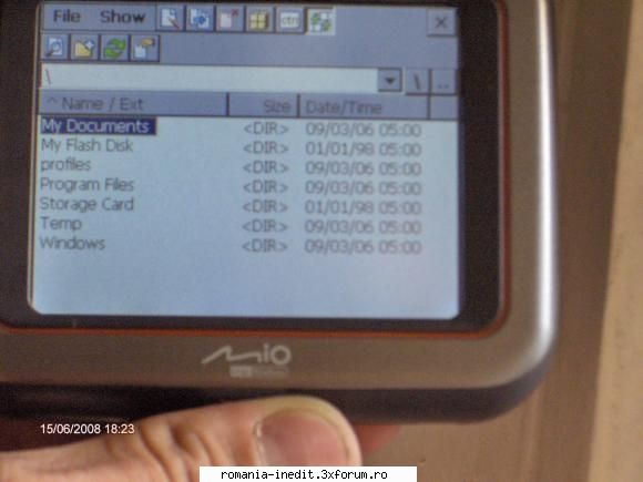Mio 220 Deblocare - 1. la serverul ftp dupa ce introduc id si parola - PDA / Mobile Technology
