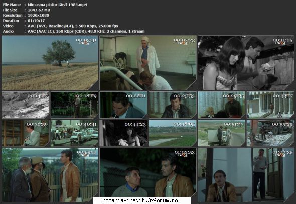 Mireasma ploilor tirzii (1985) - tvrip calitate mult mai buna tvr ploilor - Filme rom�nesti - Romanian Movies