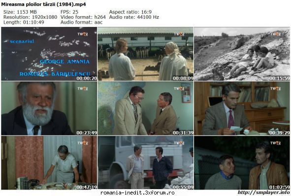 Mireasma ploilor tirzii (1985) - marianvo - Filme rom�nesti - Romanian Movies