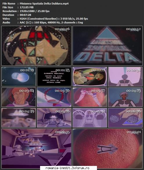 Misiunea Spatiala Delta - sasadoru - Filme pentru copii - Movies for kids