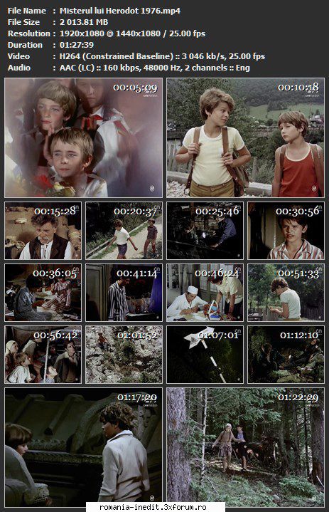 Misterul lui Herodot (1976) - sasadoru - Filme rom�nesti - Romanian Movies