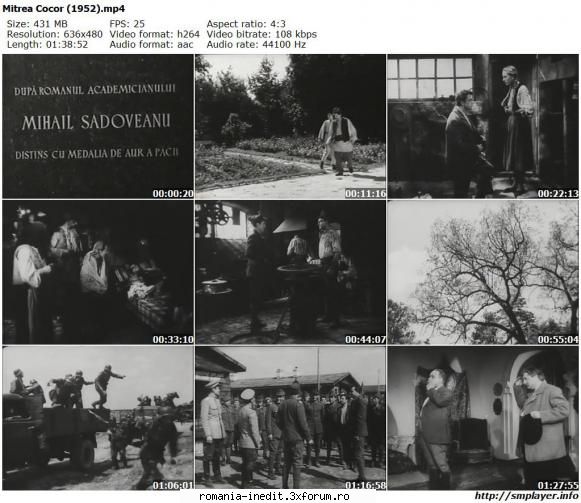 Mitrea Cocor (1952) - marianvo - Filme rom�nesti - Romanian Movies