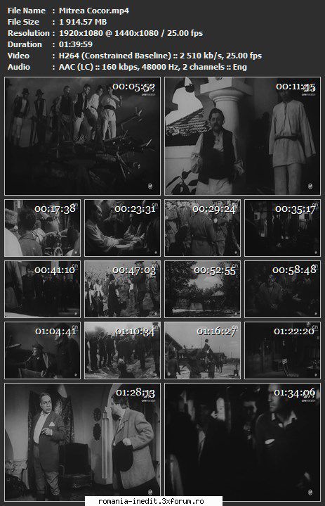 Mitrea Cocor (1952) - sasadoru - Filme rom�nesti - Romanian Movies