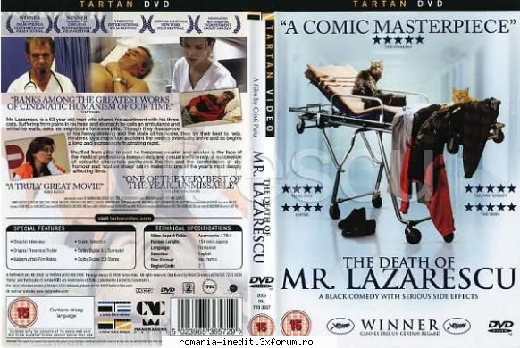 Moartea domnului Lazarescu DVD-RO - Title: Death of Mr.Lazarescu ( Moartea domnului - Filme - Movies