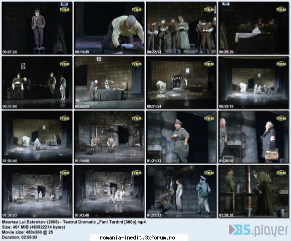 Moartea lui Eskrokov(Teatru Dramatic Fani Tardini) - MOARTEA LUI ESKROKOV - Teatru rom�nesc - Romanian Theater