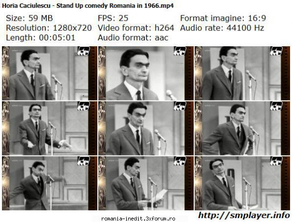 Momente Vesele - Horia Caciulescu - Stand Up comedy Romania in 1966 - TV Shows