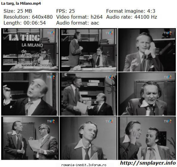Momente Vesele - La targ, la Milano (1977) cu Dem Savu, Cornel - TV Shows