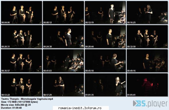 Monoloagele vaginului(Teatru Thespis) - bgl23 - Teatru rom�nesc - Romanian Theater