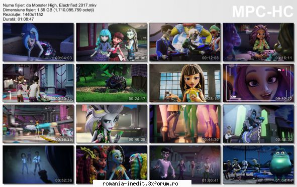 Monster High: Electrified (2017) - Poate ajuta. Format MKV Video: HVC1 - Filme pentru copii - Movies for kids