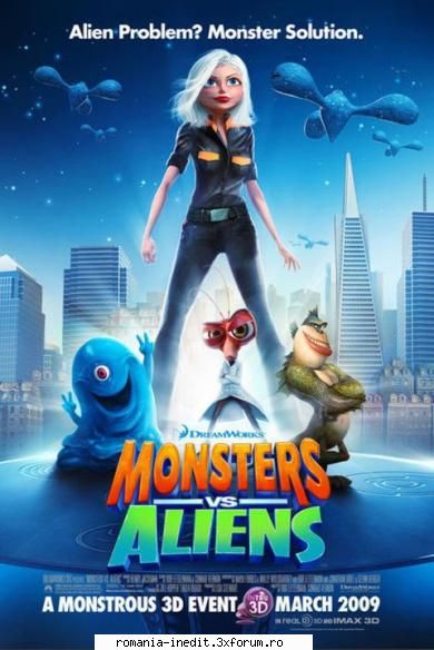 Monsters vs Aliens / Monstri contra extraterestri - dublat romana - zorike - Filme pentru copii - Movies for kids