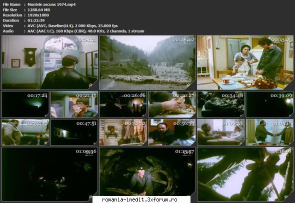 Muntele ascuns (1974) - sasadoru - Filme rom�nesti - Romanian Movies