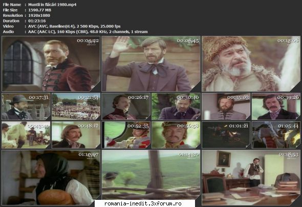 Muntii �n flacari (1980) - sasadoru - Filme rom�nesti - Romanian Movies