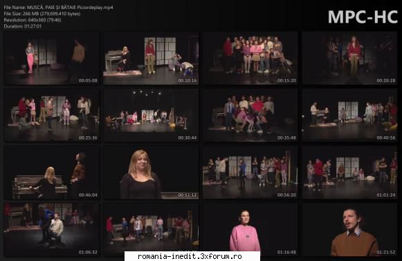 Muscă, paie și bătaieA(TNB) - De: Lia Bugnar Distribuț - Teatru rom�nesc - Romanian Theater