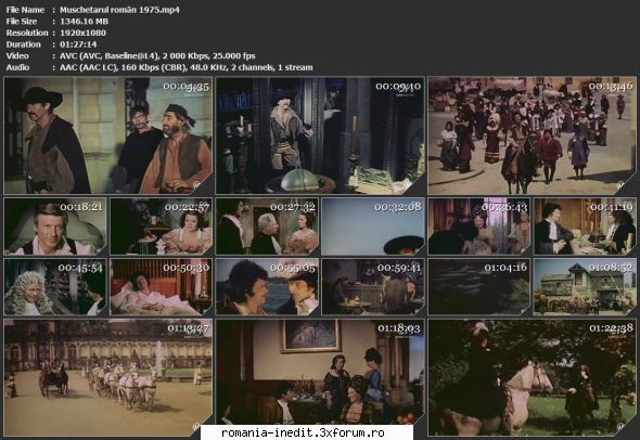 Muschetarul roman (1975) - tvrip rom�n 1975.mp4 - Filme rom�nesti - Romanian Movies