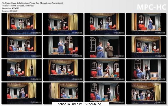 Muza de la Burdujeni(Trupa Dan Alexandrescu Roman) - bgl23 - Teatru rom�nesc - Romanian Theater