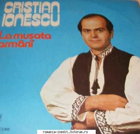Muzica armaneasca - Cristian Ionescu - La musata armana Tracklist - Muzica romaneasca - Romanian music