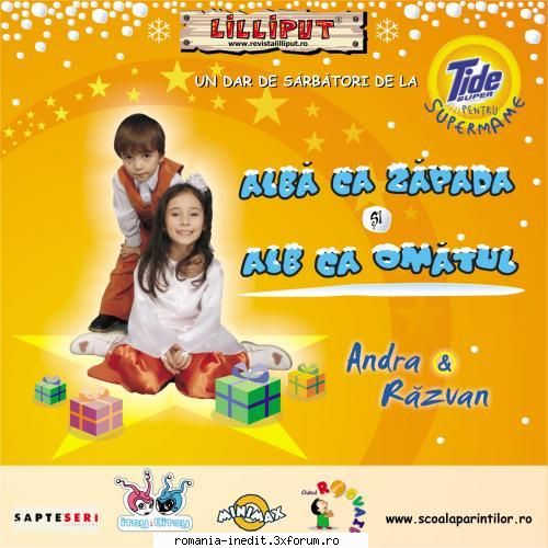 Muzica romaneasca pentru copii - Albă ca zăpada şi alb - Cantece pentru copii - Songs for kids