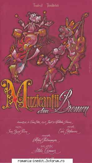 Muzicantii din Bremen (Teatrul Tandarica) - Aceasta postare reprezinta o - Teatru rom�nesc - Romanian Theater