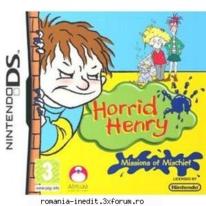 NDS - Horrid Henry: Missions of Mischief (2009) - NDS - Horrid Henry: Missions of Mischief - Emulatoare