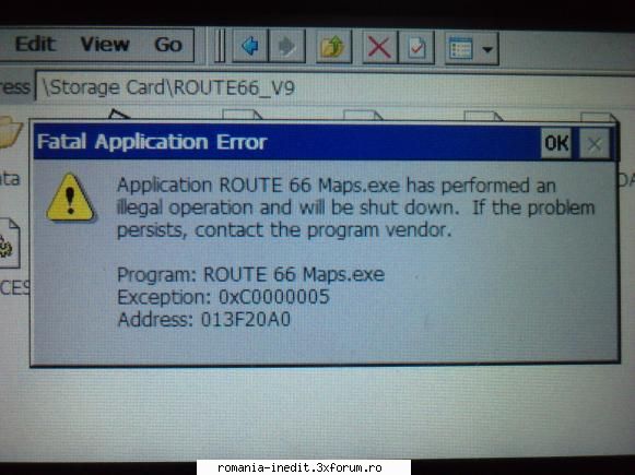 Navigon 7210 incapatanat- Nu IGO/AMIGO? - eroare si o intrebare se pot - Mobile/ PDA / GPS Tech Support