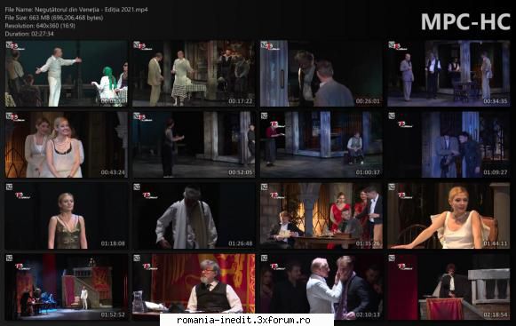 Neguțătorul din Veneția(TNB) - Autor: William Shakespeare - Teatru rom�nesc - Romanian Theater