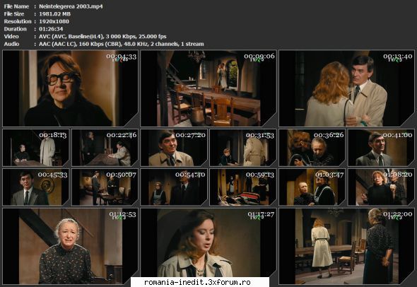 Neintelegerea (2003) (Teatru TV) - sasadoru - Teatru rom�nesc - Romanian Theater
