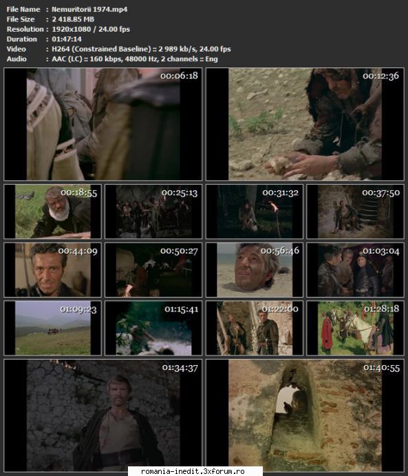 Nemuritorii (1974) - sasadoru - Filme rom�nesti - Romanian Movies