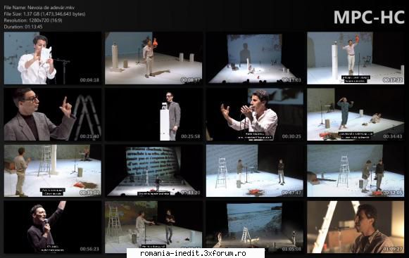 Nevoia de adevăr (Teatrul Vidy-Lausanne) - După Meursault, cont - Teatru rom�nesc - Romanian Theater