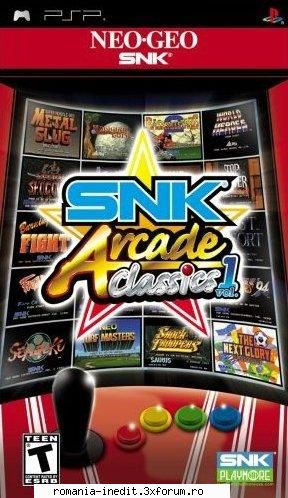 New PSP Games !!! - SNK Arcade Classics Vol.1 or - Emulatoare
