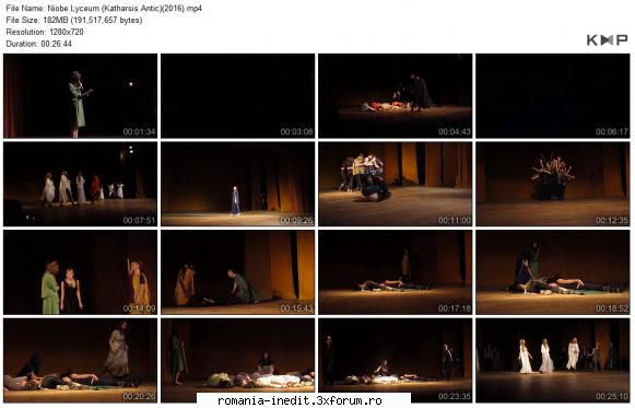 Niobe Lyceum (2016) (Katharsis Antic) - raganar - Teatru rom�nesc - Romanian Theater