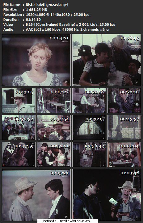 Niste baieti grozavi (1988) - sasadoru - Filme rom�nesti - Romanian Movies