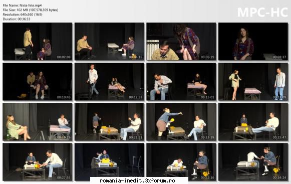 Niste fete - bgl23 - Teatru rom�nesc - Romanian Theater