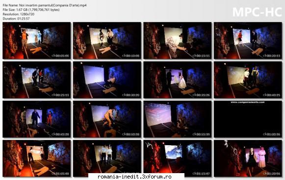 Noi invartim pamantul(Compania D'arte) - Distribuţia spectacolului - Teatru rom�nesc - Romanian Theater