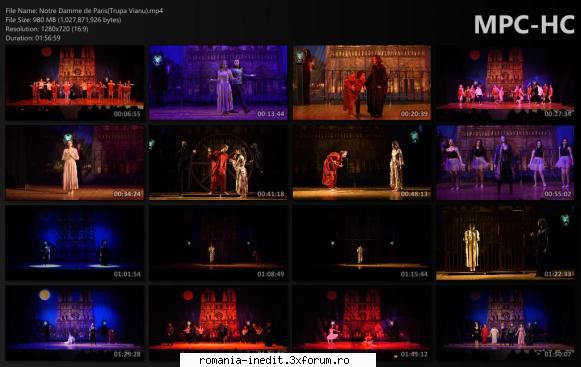 Notre Damme de Paris(Trupa Vianu) - bgl23 - Teatru rom�nesc - Romanian Theater