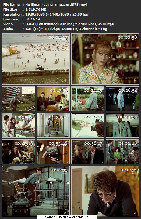 Nu filmam sa ne amuzam (1974) - sasadoru - Filme rom�nesti - Romanian Movies