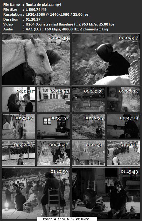 Nunta de piatra (1972) - sasadoru - Filme rom�nesti - Romanian Movies